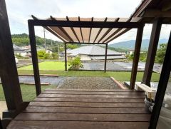 LDKからつながるウッドデッキ