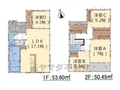 図面と現況が異なる場合は現況を優先させていただきます。