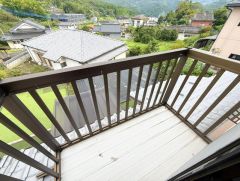 日当たりや風通しの良いベランダ