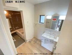 洗面所　施工事例