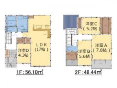 図面と現況が異なる場合は現況を優先させていただきます。