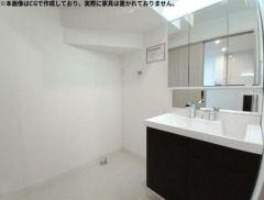 洗面台・洗面所が広めです