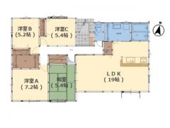 図面と現況が異なる場合は現況を優先させていただきます。