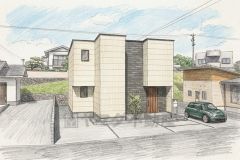 外観パースはイメージです。図面と現況が異なる場合は現況を優先させていただきます。