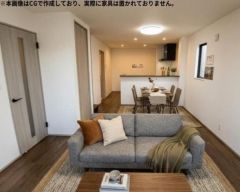 リビングは開放感があります