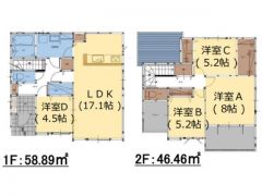 図面と現況が異なる場合は現況を優先させていただきます。
