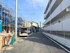 建築中時の写真