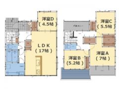 図面と現況が異なる場合は現況を優先させていただきます。