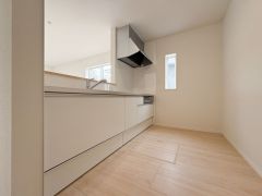 広々したキッチンで作業がしやすいです。